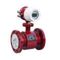 integrated sewage Calibration Equipment plug in  Digital Water Flow Meter IP65 220V flange PTFE flowmeter